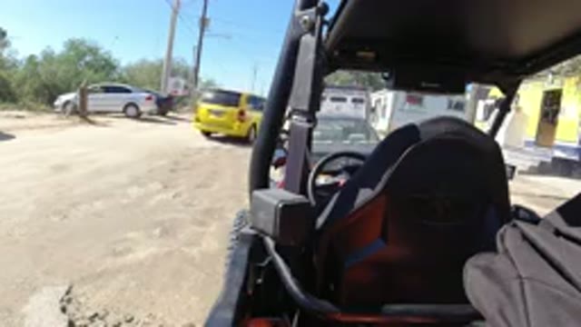 LOS CABOS MEXICO-2019: Camera Mounted On The Side Of An Industrial Style Vehicle