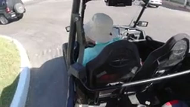 LOS CABOS MEXICO-2019: Side By Side Joins Traffic To Drive On Main Road