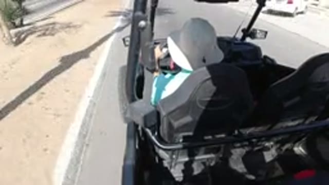 LOS CABOS MEXICO-2019: Amazing Clear Video A Wrangler Driving Down The Road
