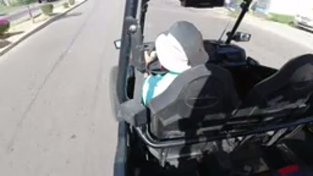 LOS CABOS MEXICO-2019: Person Wearing A Hat And Driving A Small Open Wrangler On