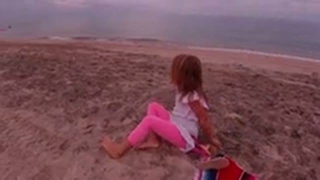 LOS CABOS MEXICO-2019: Parent Playing With Daughter In The Beach During The
