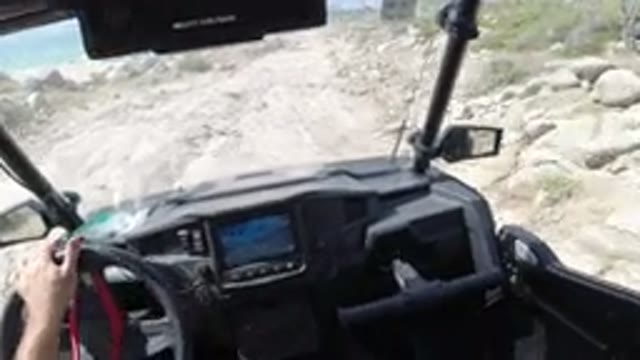 LOS CABOS MEXICO-2019: Camera From The Seat Of An All Terrain Vehicle As It Goes