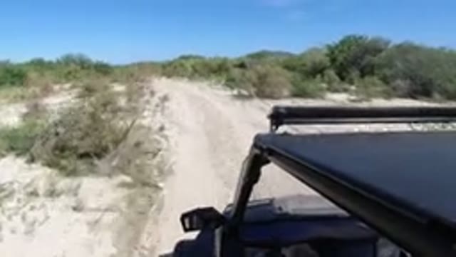 LOS CABOS MEXICO-2019: Moving Wrangler Fully On A Peaceful Clean Single Track