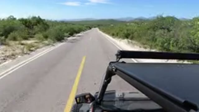 LOS CABOS MEXICO-2019: Traveling in the Jeep with One Man Driving and Looking Behind
