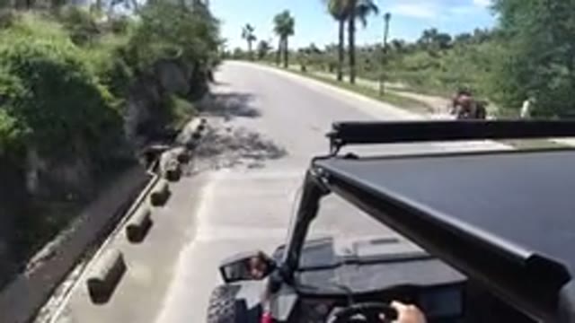 LOS CABOS MEXICO-2019: Wrangler View Of A Road On A Lovely Sunny Day