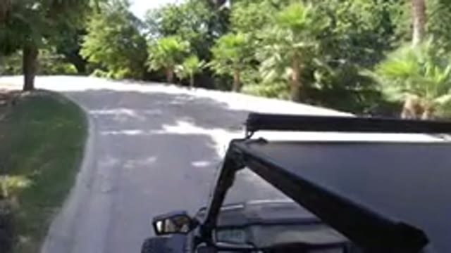 LOS CABOS MEXICO-2019: A Black Wrangler Is Driving Through A Street Surrounded