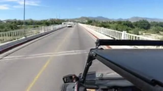 LOS CABOS MEXICO-2019: Driving On A Busy Public Road
