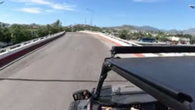 LOS CABOS MEXICO-2019: Wrangler Moves Along The Bridge Way