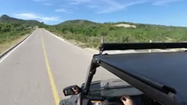 LOS CABOS MEXICO-2019: Video of A New Wrangler Driving Down The Road