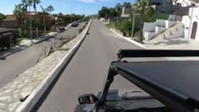 LOS CABOS MEXICO-2019: Roving Down Neighborhood Street