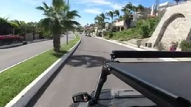 LOS CABOS MEXICO-2019: Driving My Jeep On A Beautiful Boulevard