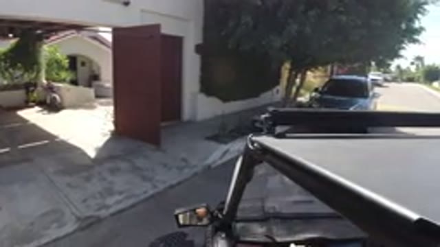 LOS CABOS MEXICO-2019: A Vehicle Entering the Main Door