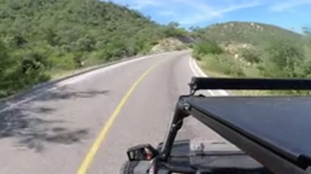 LOS CABOS MEXICO-2019: Video From The Inside Of A Wrangler Driving Down The