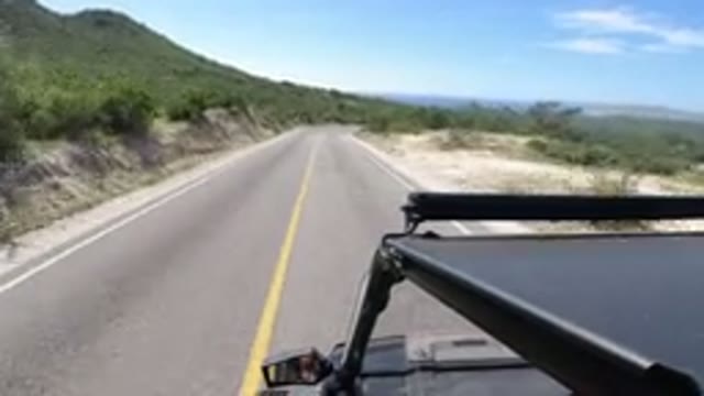 LOS CABOS MEXICO-2019: Scenic Ride Along the Desert Road