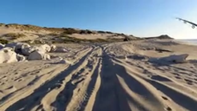 LOS CABOS MEXICO-2019: Beach Area With Sand Side Captured