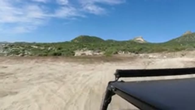LOS CABOS MEXICO-2019: Driving Near A Deserted Beach