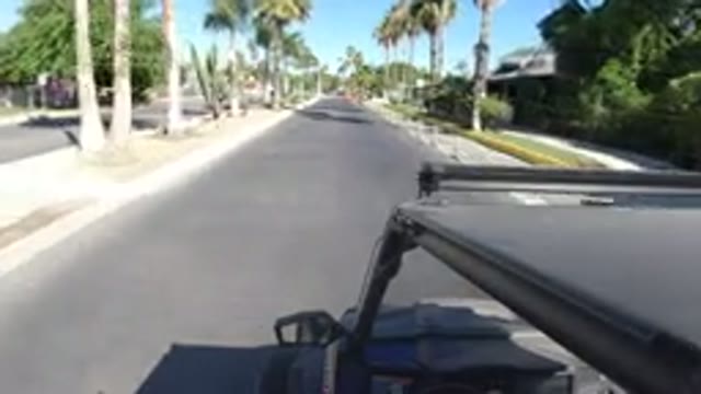 LOS CABOS MEXICO-2019: GoPro On Top Of Wrangler Showing Street View