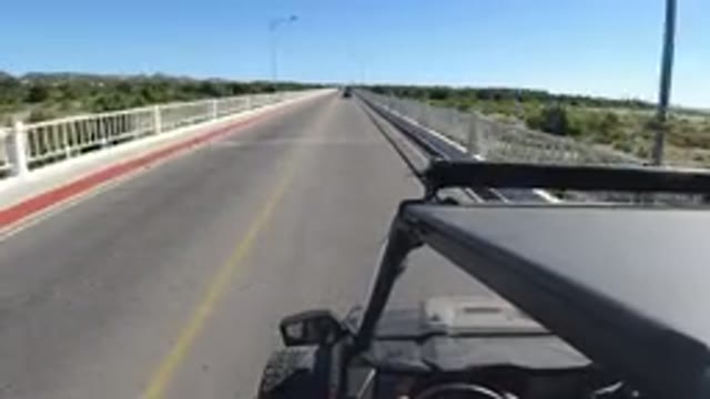 LOS CABOS MEXICO-2019: Walk Across The Bridge Towards The Parks And Green Areas