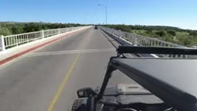 LOS CABOS MEXICO-2019: Camera On Top Of A Jeep That Is Going Down The Road With