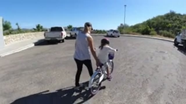SAN JOSE DEL CABO MEXICO-2020: The Small Video Clip Is Showing A Kid On Their Bike