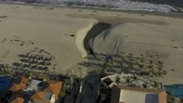 LOS CABOS MEXICO-2020: Beach Houses Are Right on the Sand With an Open View of the Ocean