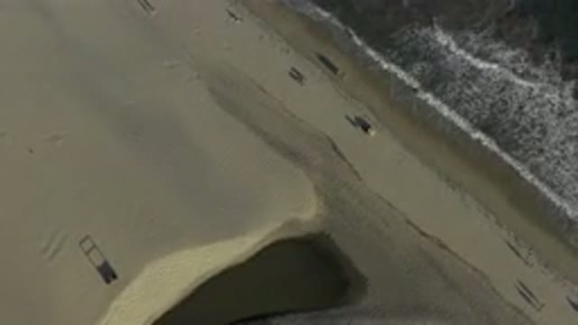 LOS CABOS MEXICO-2020: Aerial View Of People Enjoying The Beauty Of The Beach