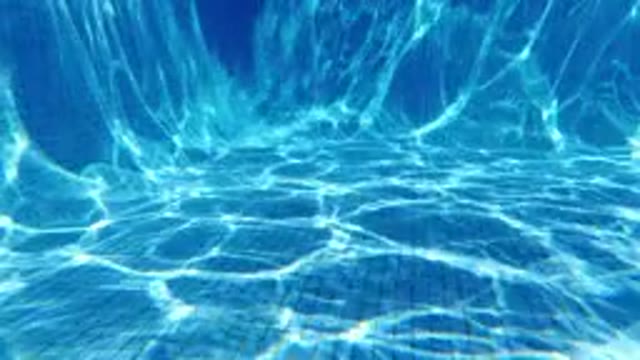 SAN JOSE DEL CABO MEXICO-2020: In The Swimming Pool Girl Tries To Swim But