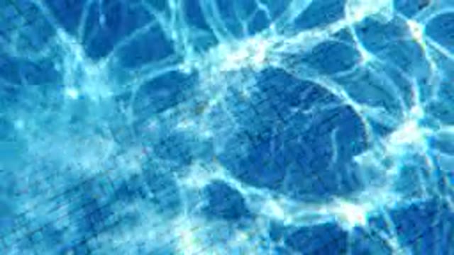 SAN JOSE DEL CABO MEXICO-2020: Water Reflecting On Bottom Of Pool
