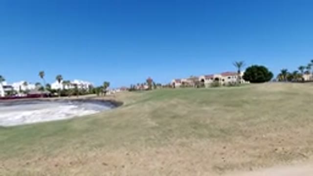 LOS CABOS MEXICO-2020: A Landscape Near A White Big Pit Near To A Resort
