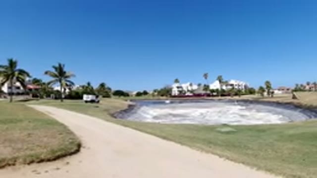 LOS CABOS MEXICO-2020: Golf Course With Open Space And Modern Homes