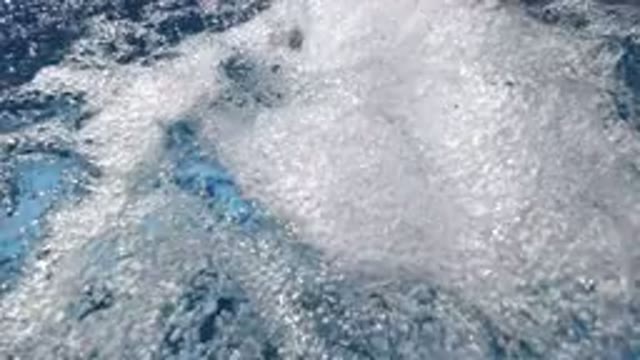 LOS CABOS MEXICO-2020: Water Bubbles in Jacuzzi Hot Tub Aqua