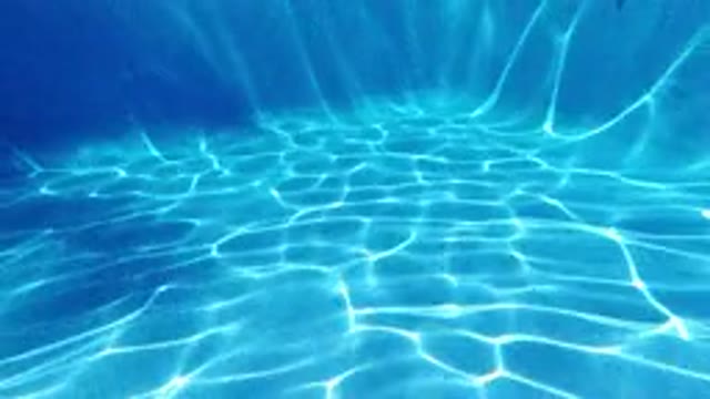 LOS CABOS MEXICO-2020: Serene Clearwater Pool Water Creating Peaceful Blue Waves
