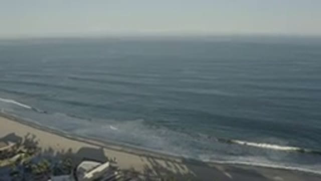 LOS CABOS MEXICO-2020: A Far Wide And Ash Blue Coloured Sea And A Beach With