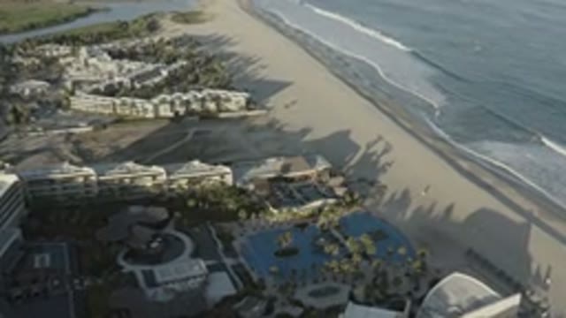 LOS CABOS MEXICO-2020: The Big Ocean Has A Ripple Effect That Is Pushing Up To