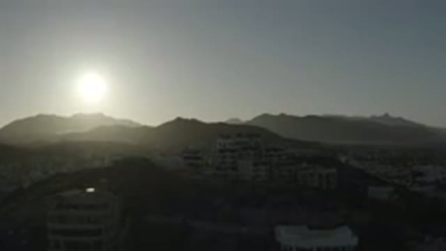 LOS CABOS MEXICO-2020: A Serene Sunrise Over Mountain Tops and Scenic View