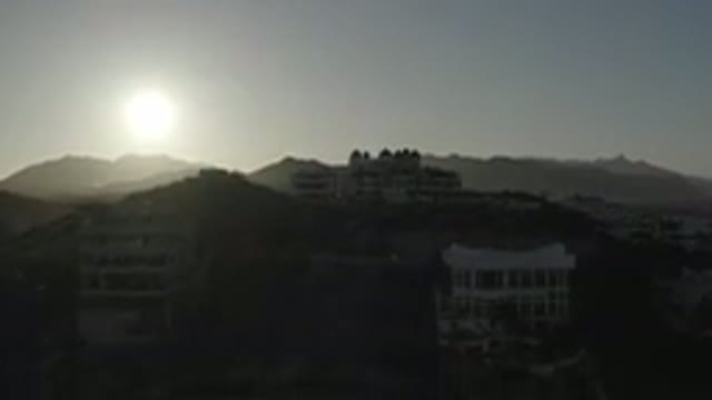 LOS CABOS MEXICO-2020: Sunset Condo Houses Apartments Palm Trees