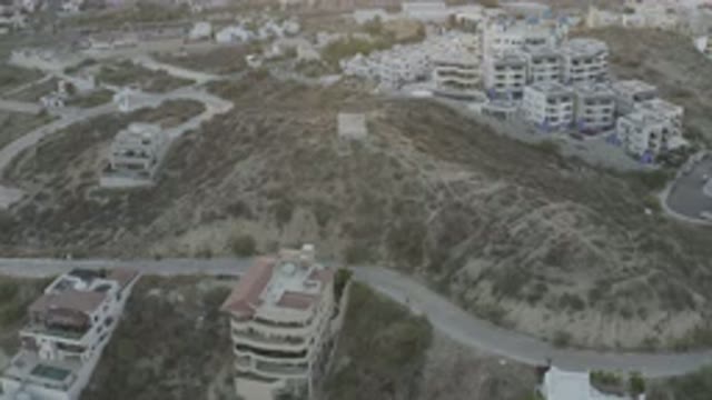 LOS CABOS MEXICO-2020: Scattered Buildings Across An Open Area