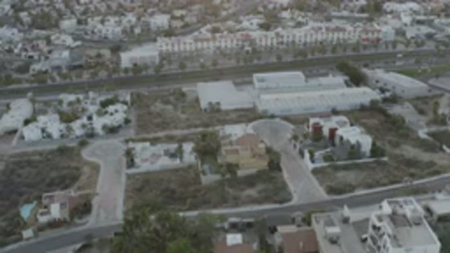 LOS CABOS MEXICO-2020: Satellite View Of An Independent Industrial Area