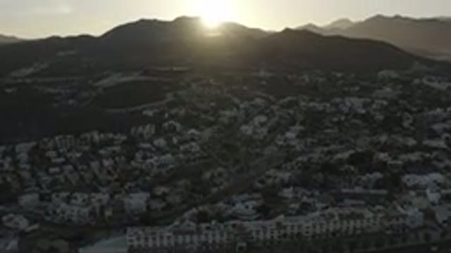 LOS CABOS MEXICO-2020: Big City With A Beautiful Warm Sun Rise