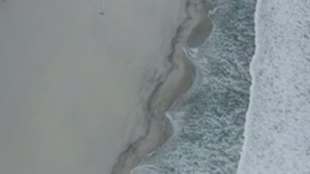 LOS CABOS MEXICO-2020: Aerial View Of The Coastline With Sea Foam
