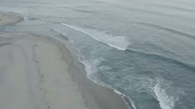 LOS CABOS MEXICO-2020: Sea Sand Waves Sky Clouds Windy Cloudy Gray