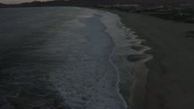 LOS CABOS MEXICO-2020: View Of A Shoreline In The Early Evening While The Sun Sets