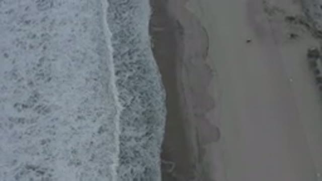 LOS CABOS MEXICO-2020: Travel Along The Beach Where The Waves Hit The Sand