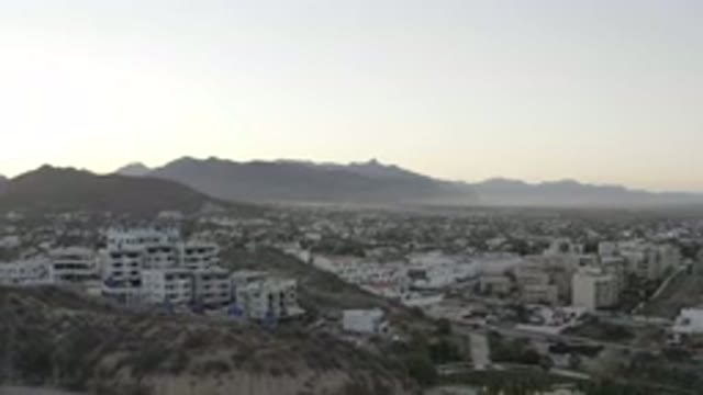 LOS CABOS MEXICO-2020: Aerial View Of This Wonderful City Around The Mountains