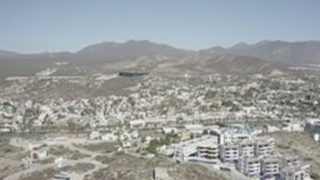 SAN JOSE DEL CABO MEXICO-2020: Aerial Moving View Of Beautiful Villa In San Jose