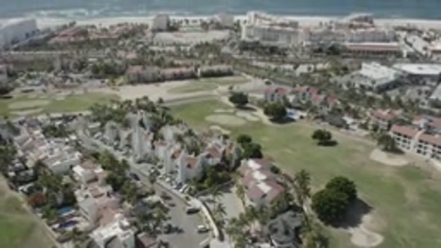 SAN JOSE DEL CABO MEXICO-2020: Aerial View Of The City From Above