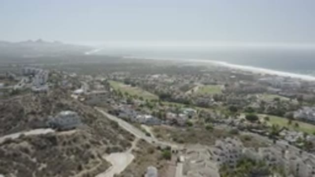 SAN JOSE DEL CABO MEXICO-2020: Foggy Countryside Desert Landscape Abroad