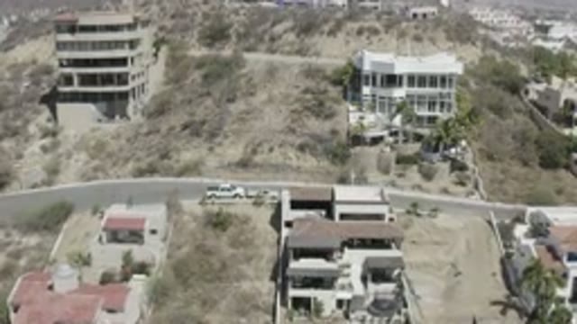 SAN JOSE DEL CABO MEXICO-2020: A Video Footage Of A Few Buildings On A Wide