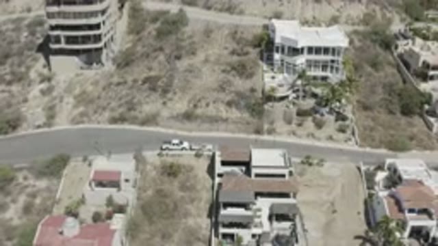 SAN JOSE DEL CABO MEXICO-2020: Overhead View Of An Area With Some Large Buildings