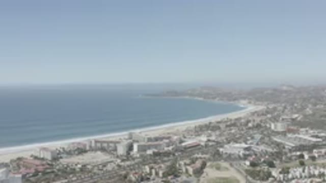 SAN JOSE DEL CABO MEXICO-2020: Overhead Shot Of A Beach Side Community With A